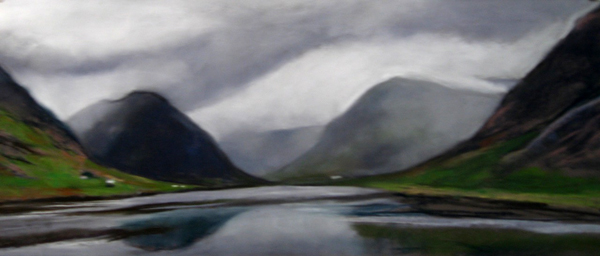 Looking Up Fjord, Taknafjordur